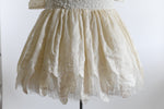 Vintage 1980s Medium Cream Lace Full Skirt Midi Party Dress | by Joy Stevens