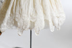 Vintage 1980s Medium Cream Lace Full Skirt Midi Party Dress | by Joy Stevens
