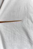 Antique 1910s Large White Bow Crocheted Yoke Handmade Nightgown