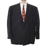Vintage 1950s Size 48 Charcoal Gray Wool Sports Jacket | by Schaefer Tailoring Co