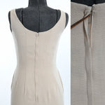 Vintage 1960s XS Classic Beige Wiggle Dress | by That Wilroy Look