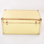Vintage 1980s Brass Large Storage Trunk | by The Luggage Gallery