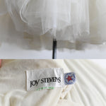 Vintage 1980s Medium Cream Lace Full Skirt Midi Party Dress | by Joy Stevens