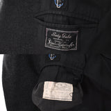 Vintage 1950s Size 48 Charcoal Gray Wool Sports Jacket | by Schaefer Tailoring Co
