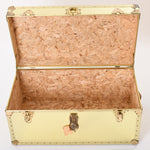 Vintage 1980s Brass Large Storage Trunk | by The Luggage Gallery