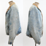 Vintage 1980s Size 46 Blue Denim Lined Work Jacket | by Wrangler