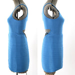 Vintage Y2K Small Blue Bodycon Cut Out Back Mini Dress | by Bebe