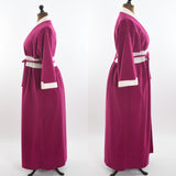 Vintage 1980s Large Fuchsia Purple New Old Stock Robe | by Kayser