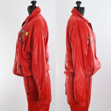 Vintage 1990s Medium Red Ski Graphic 3 Piece Windbreaker Suit Set | by Puma