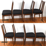 Vintage 1960s Broyhill Emphasis Walnut Dining Chairs Set of 4 | by Broyhill