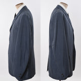 Vintage 1960s Size 44L Blue Sharkskin Sports Jacket | by Hickey Freeman