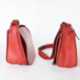 Vintage 1970s Red Leather Classic Pouch Purse 9170 | by Coach