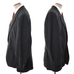 Vintage 1950s Size 48 Charcoal Gray Wool Sports Jacket | by Schaefer Tailoring Co