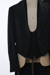 Antique 1910s Formal Peaked Lapel Tailcoat, Trousers, Waistcoat   |   38 Chest