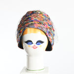 Vintage 1960s Gilded Rainbow Brocade Toque Turban Hat   |   by Royce Exclusive