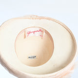 Vintage 1960s Wide Brim Bone Cream Straw Hat   |   by Schiaparelli Paris