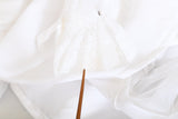 Vintage 1970s Bishop Sleeve Sweetheart Neckline Wedding Dress   |  Medium Large  |  by Alfred Angelo