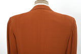 Vintage 1950s Orange Patch Pocket Summer Rockabilly Suit Jacket   |  Size 40