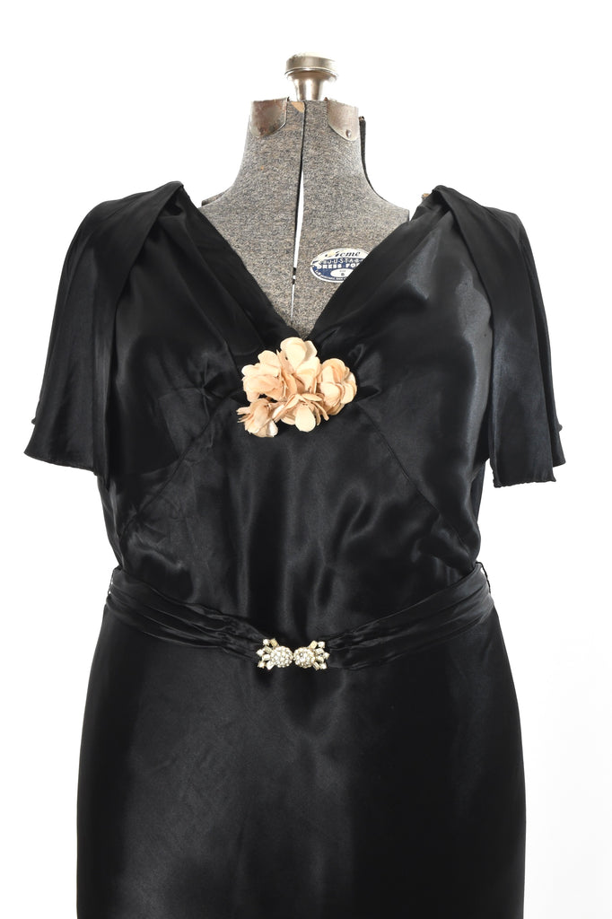 1930s Bias Cut Evening Gown