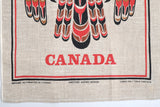 Vintage 1970s Pacific Northwest Canada Totem Souvenir Tea Towel | by Skemo