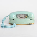 vintage 1970s green rotary corded Princess Phone