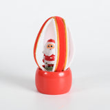 vintage 1980s Santa Claus Christmas Kitschy Egg Diorama