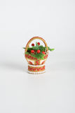 Vintage 1970s Holiday Floral Arrangement Kitschy Egg Diorama Home Decor