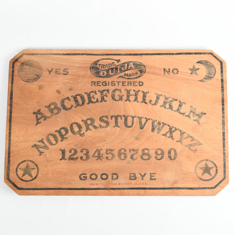 antique 1919 ouija board wooden by william fuld