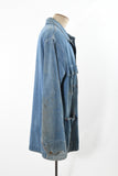 Vintage 1970s Denim Workwear Chore Coat |  2XL |  by Big Mac