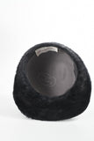 Vintage 1960s Gray Plush Fur Felt Wide Brim Hat   |   by Schiaparelli Paris