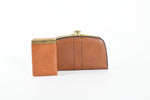 Vintage 1960s Brown Leather Fleur De Lis Wallet Small Case Gift Set | by Baronet