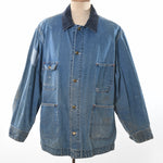 vintage 1970s denim corduroy workwear chore coat 2XL