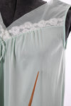 Vintage 70s Mint Green Babydoll Nightgown Peignoir Robe Set | Small | Vanity Fair