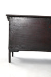 Antique 16th - 18th Century English Oak Plank Coffer Storage Trunk Chest