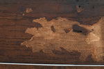 Antique 16th - 18th Century English Oak Plank Coffer Storage Trunk Chest