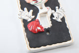 Vintage 1950s Ceramic Clown Light Switch Plate | by Yona Original