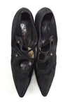 Antique 1910s Black Silk Satin High Heels   |   by Laird Schober