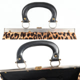 Vintage 1960s Faux Leopard Fur Huge Mod Handbag Purse   |  by Ronay