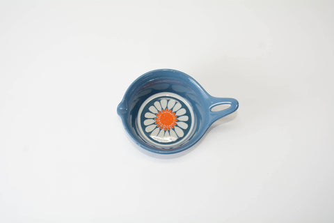 Vintage 1950s Scandinavian Modern Daisy Pattern Porcelain Sauce Bowl   |   by Figgjo Flint of Norway