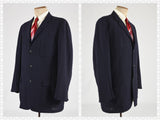 Vintage 1950s Navy Single Breasted Suit   |   42L   |  by Palm Beach