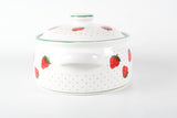 Vintage 1960s - 1970s Ceramic Strawberries Covered Casserole Dish   |   by Rosenthal - Netter