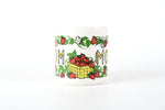 Vintage 1970s Strawberries Print Mom Coffee Mug   |   by Grindley England