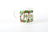 Vintage 1970s Strawberries Print Mom Coffee Mug   |   by Grindley England
