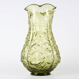 vintage 1960s imperial glass poppy show green vase