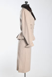 Vintage 1950s XXS Beige Wool Peplum Skirt Suit | by Lilli Ann