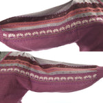 Vintage 1980s Purple Mauve Floral Knit Dolman Sleeve Shirt  |  Medium  |  by Mariea Kim